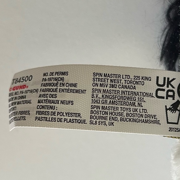 Gund P.Lushes Pets Juicy Jam Lady Luna Cat 6" Plush Collectible #6063691 NWT - Picture 9 of 11